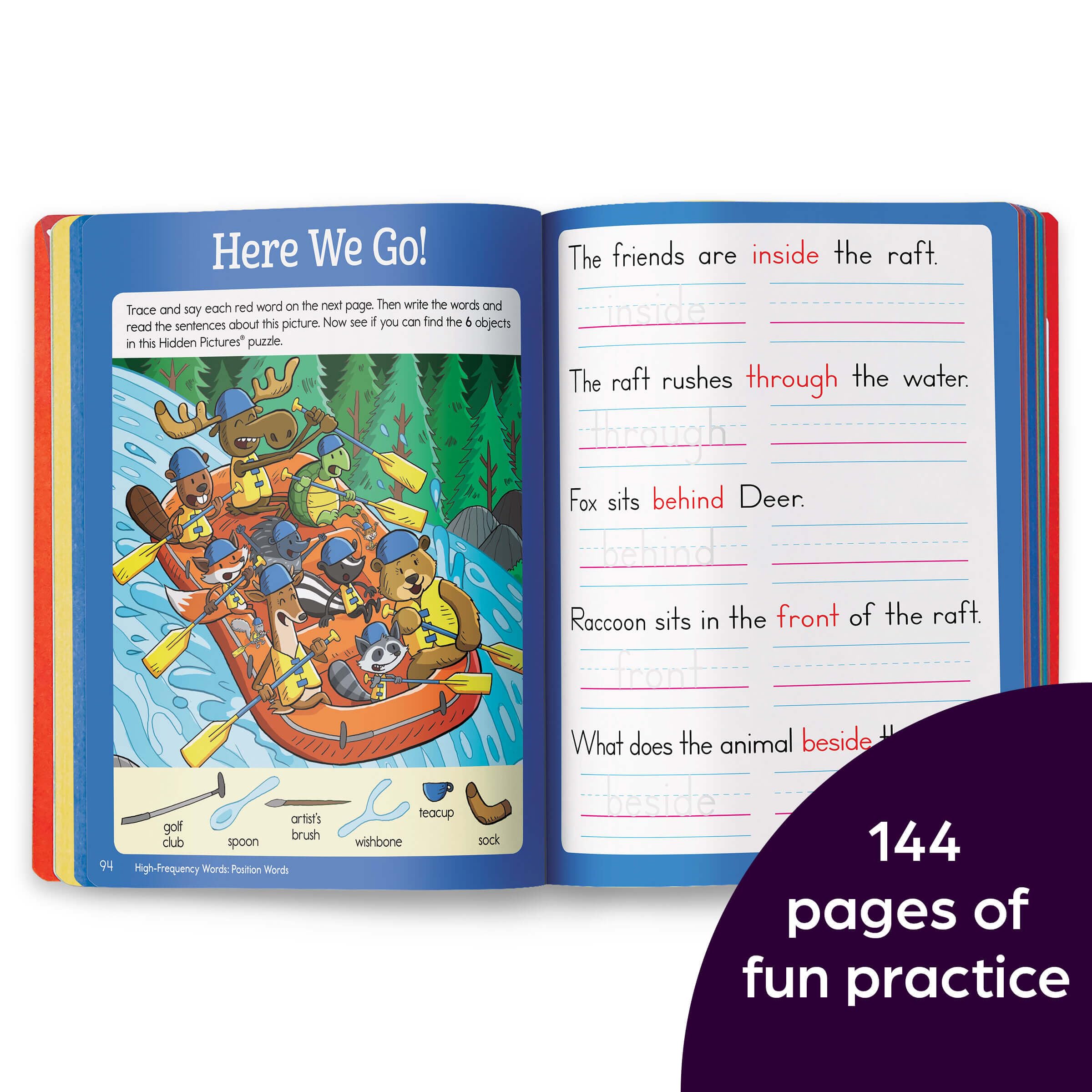 Summer Big Fun Workbook Bridging Grades K & 1: Ready for First Grade at Home, First Grade Summer Workbook with Letters, Reading, Writing, Addition, Subtraction and More (Highlights Summer Learning)