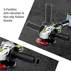 WORKPRO 20V Cordless Angle Grinder Kit, 4-1/2