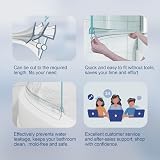 HNNHOME 100cm Pre Curved Bath Shower Screen Seal 6-8mm Glass Fits 22mm Gap view 6