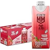 Muscle Milk High Protein Shake, Strawberry, 11 fl oz Cartons (12 Pack) | Ultra Filtered Milk, 26g Protein, 3g Sugar, 160 Calories, No Artificial Flavors, No Artificial Sweeteners, No Added Colors