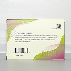 Mercury Concentration Test Strips in Water and