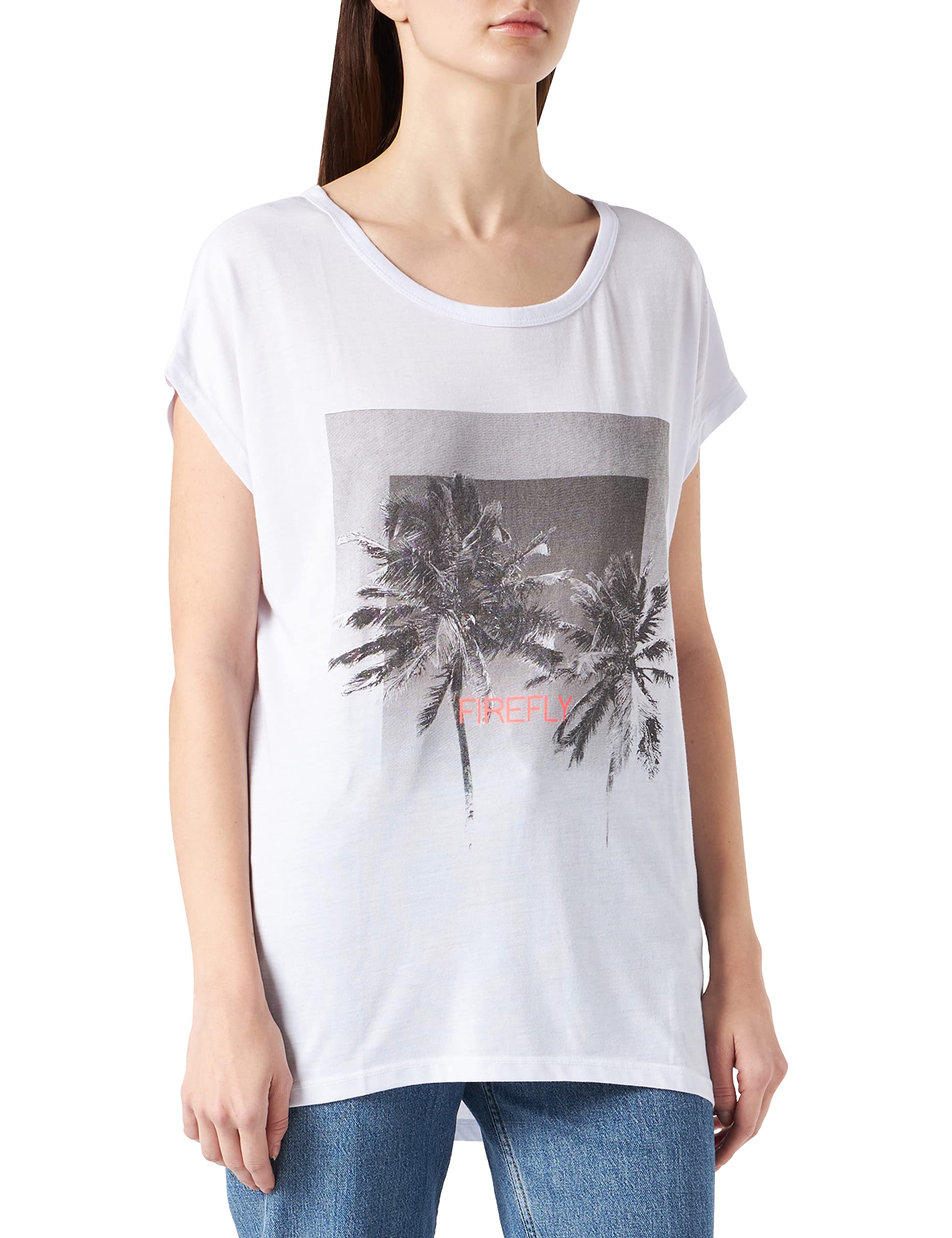 Firefly Women's Onna T-Shirt, White Strand, 38