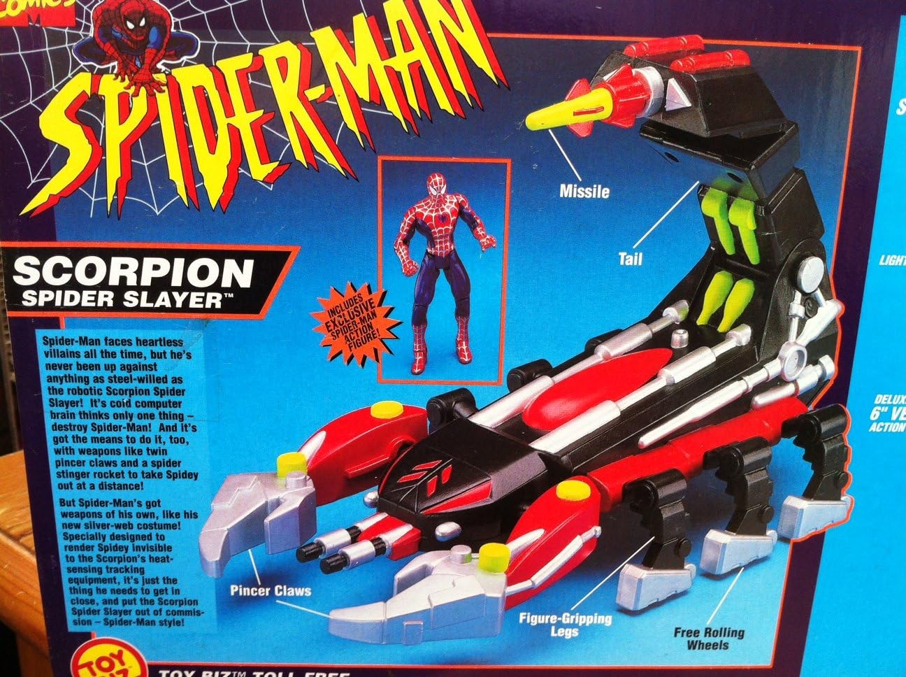 1996 Spider-Man Scorpion Spider Slayer