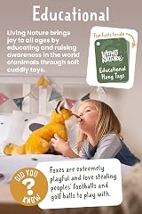 Living Nature Wildlife Buddies 6 x 9 cm Mini Woodland Plush Toys set of 6 view 4