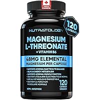 Nutratology Magnesium L-Threonate + Vitamin B6 | Canadian-Made | Formulated To Help Support Heart & Muscle Function - Balance