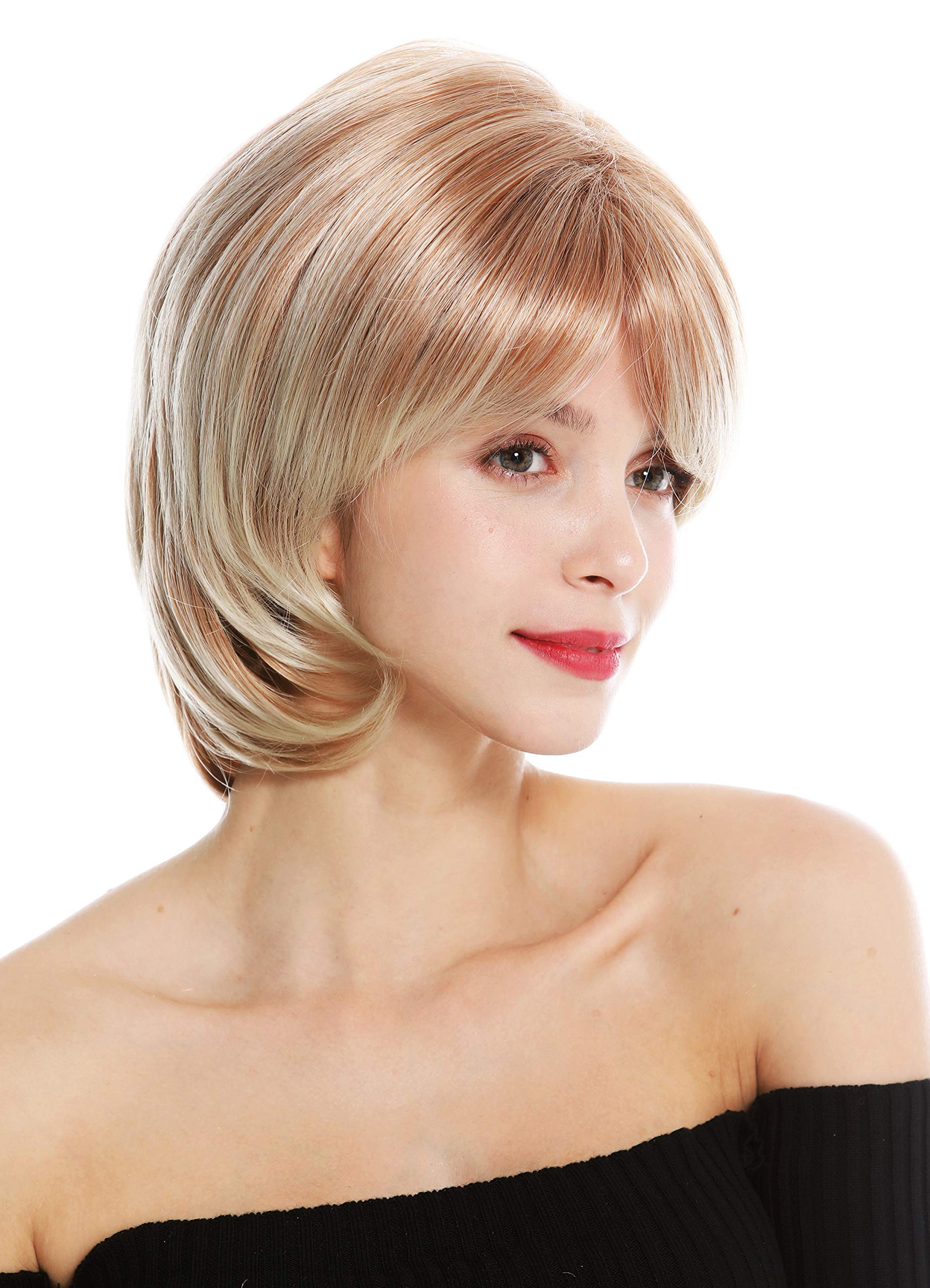 WIG ME UP - 720-C-27T88 women's quality wig short parting parted blonde highlighted
