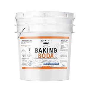 Baking Soda (Sodium Bicarbonate) (5 gallon) by Unpretentious Baker, Resealable Bucket, Restaurant Quality, Highest Purity, Food & USP Pharmaceutical Grade