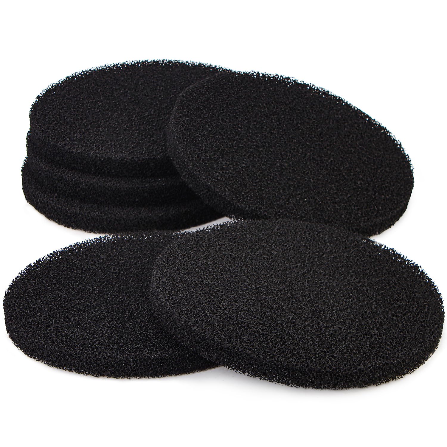 LTWHOME Activated Carbon impregnated Filter Pads Fit For Fluval FX4 FX5 and FX6 Filters(Pack of 6)