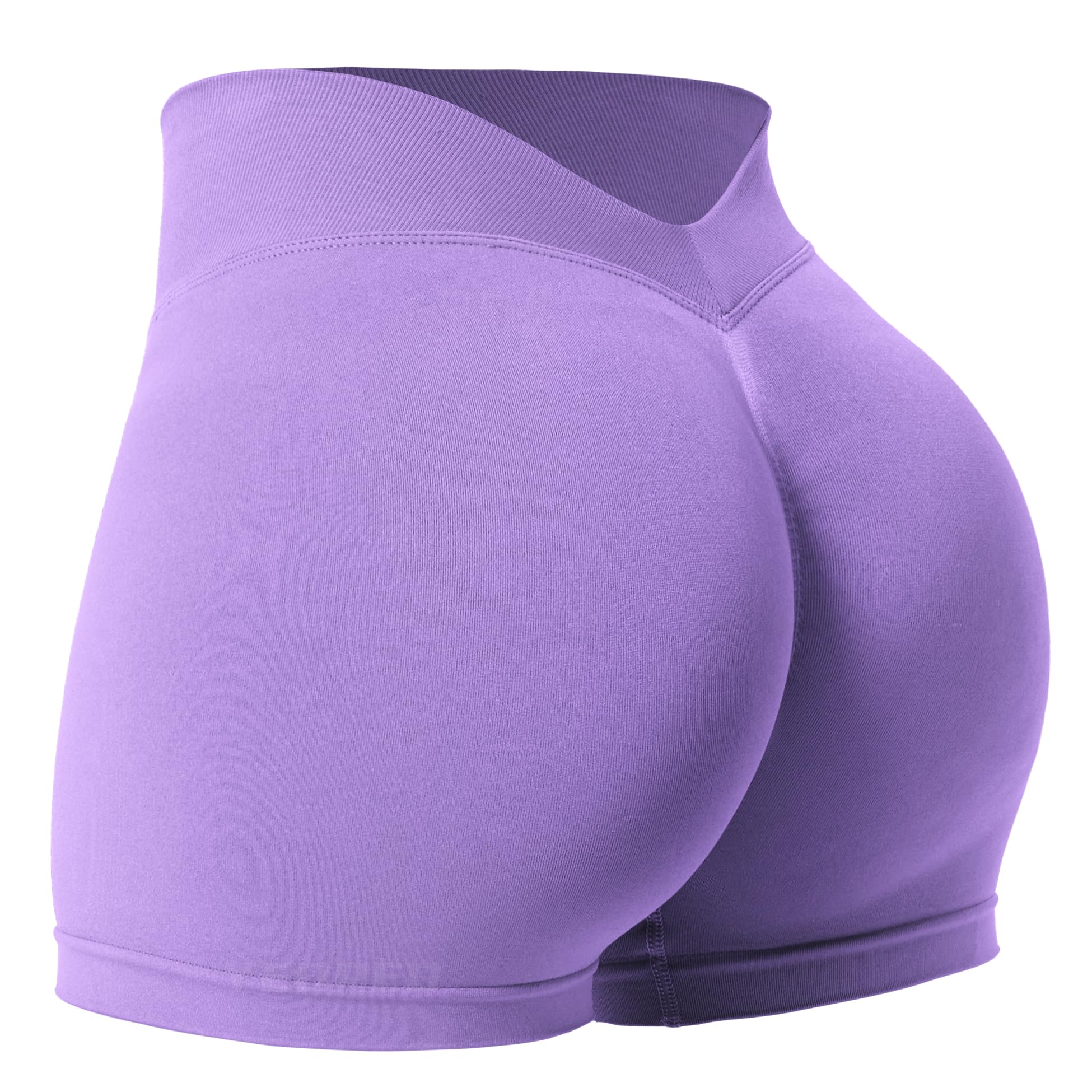 YEOREO Workout Scrunch Shorts Women V Back Gym Butt