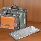 Peohud 12 Pack Dust Bags for Handbags 4 Sizes Clear Zippered Storage Organizer view 5