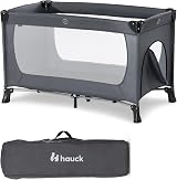 hauck Dream N Play Plus Grey Travel Cot 120x60 cm Birth to 15 kg view 1