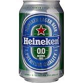 Heineken 0.0% Non-Alcohol, Alcohol Free Beer, Great Taste, Zero Alcohol, 11.2 Fl Oz | Case of 24 Cans