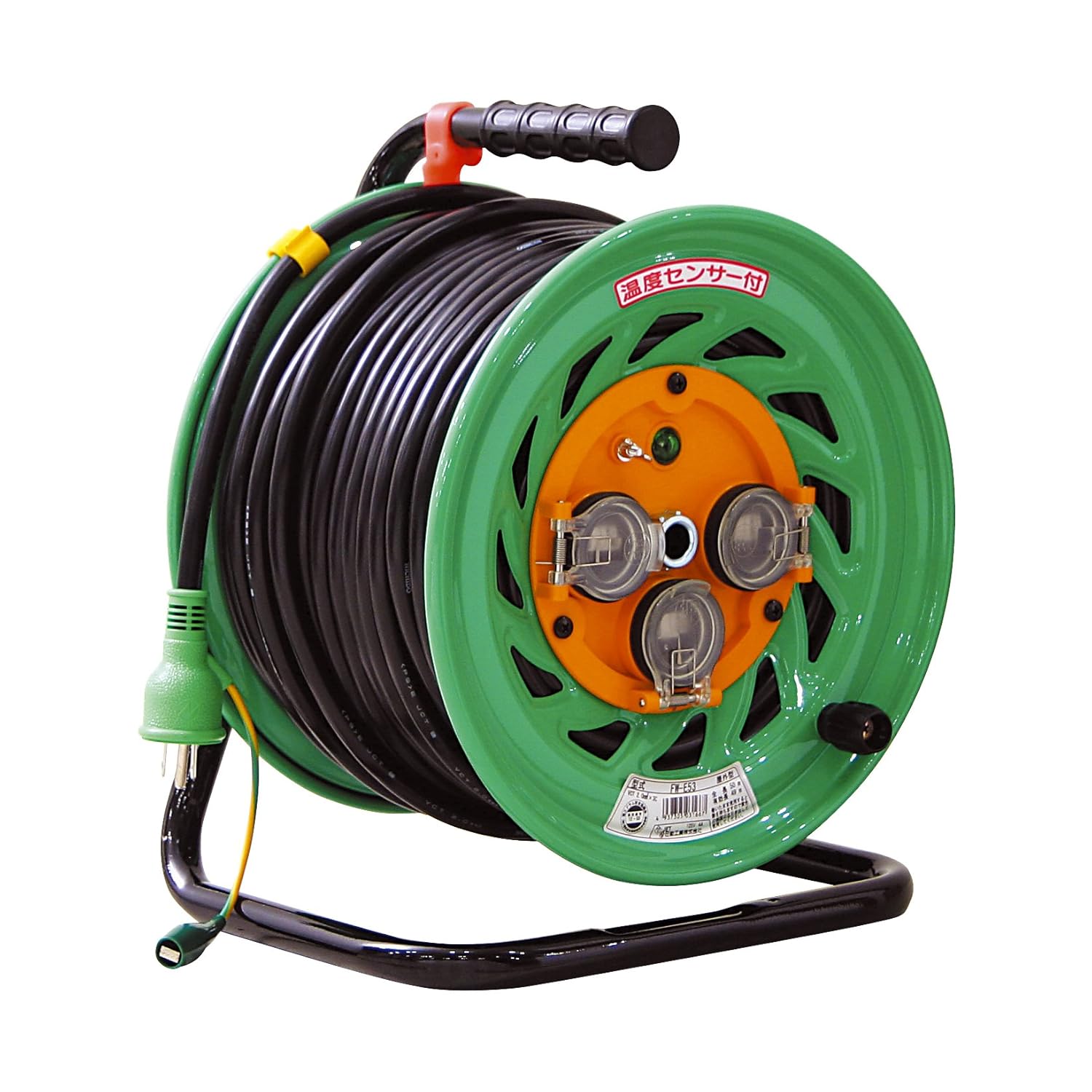 日動 防雨防塵型ドラム 100V 一般型 FW-E53 アース付き   B002UJ0M8E