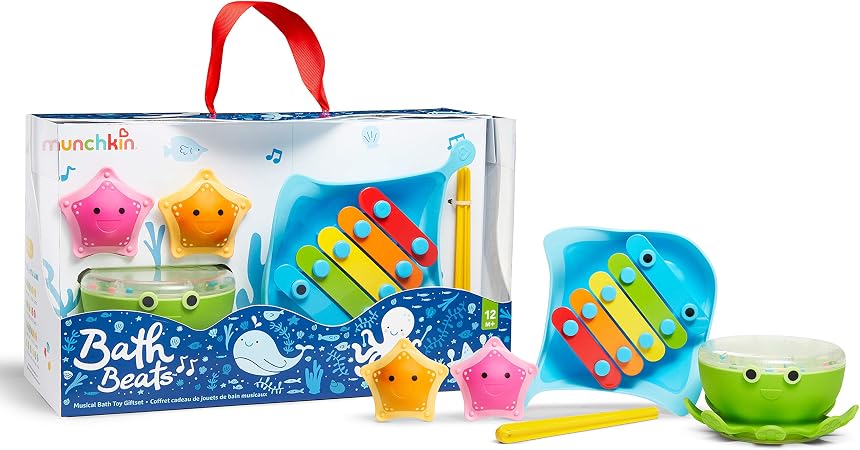 Munchkin Coffret De Jouets De Bain Musicaux 1 Unite Amazon Fr Bebes Puericulture