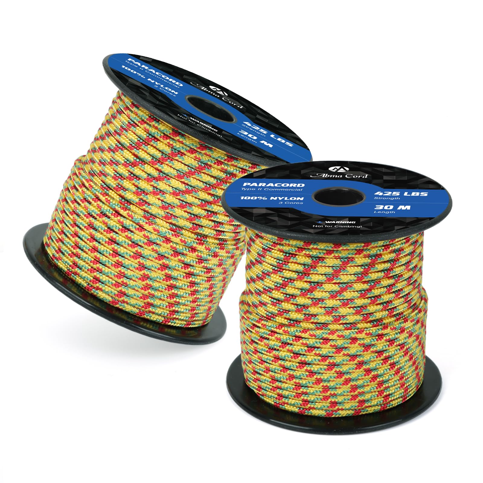 Abma Cord Paracord 425 lbs 3mm 100% Nylon 30M - Vietnam Veteran