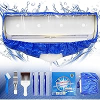 Mini Split Cleaning Kit，Split Air Conditioner Cleaning Cover Waterproof Air Conditioning Service Bag with Drainpipe and Suppo