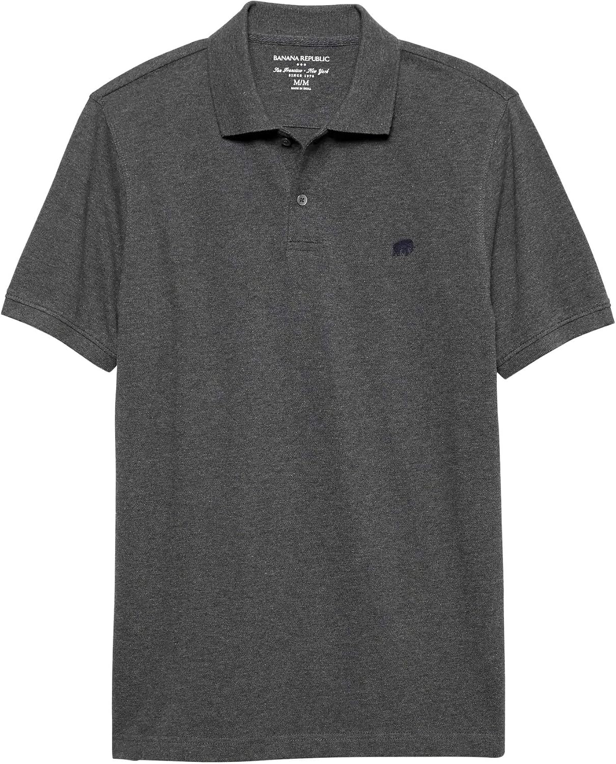 Banana Republic Factory Men's Classic Fit Polo Shirt Elephant Logo Short Sleeve at Amazon Men’s