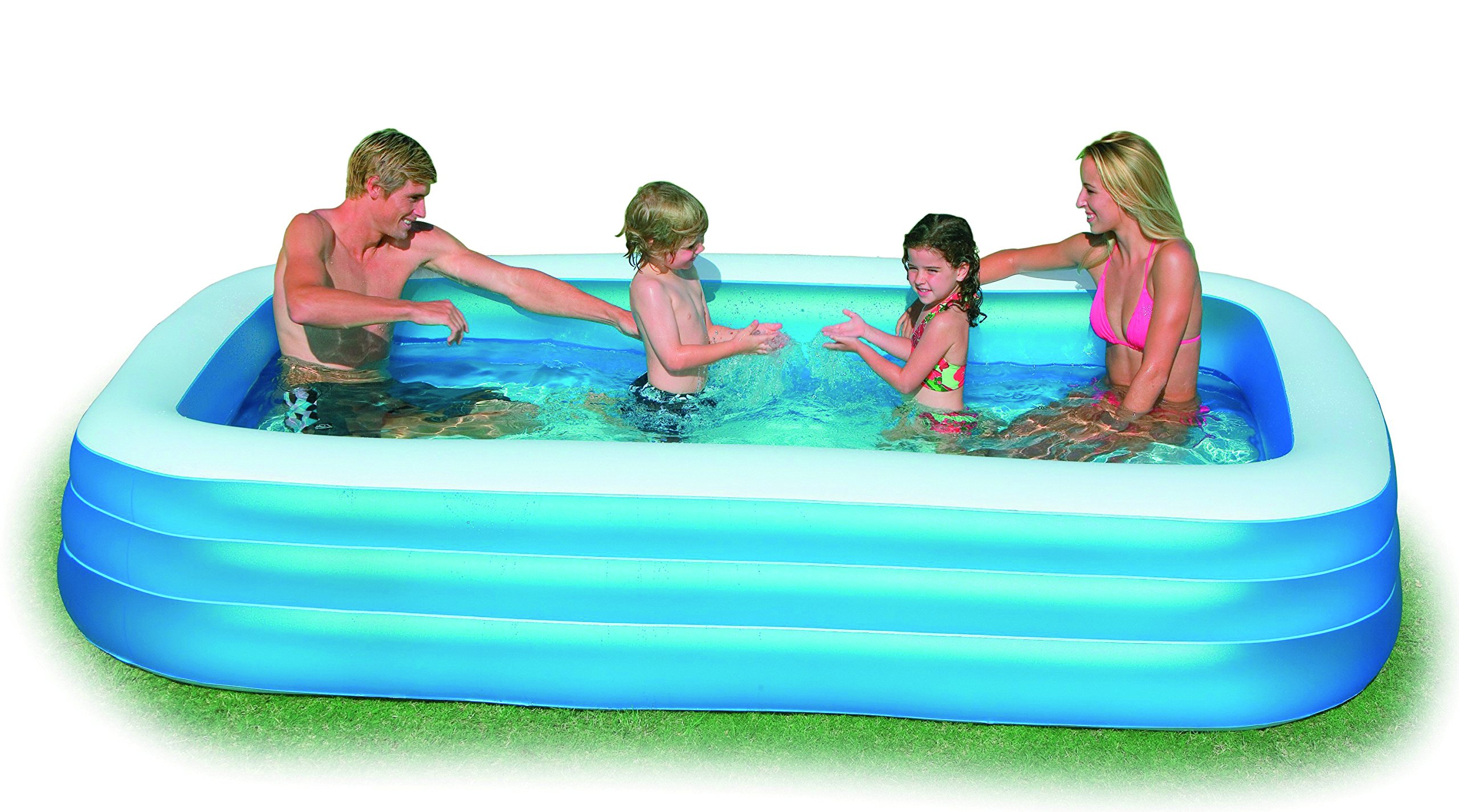 Intex Family Swim Center Pool 262x175cm ZWEMBAD 262X175X56-VARIOUS, Blue, 262 cm l x 175 cm w x 56 cm h