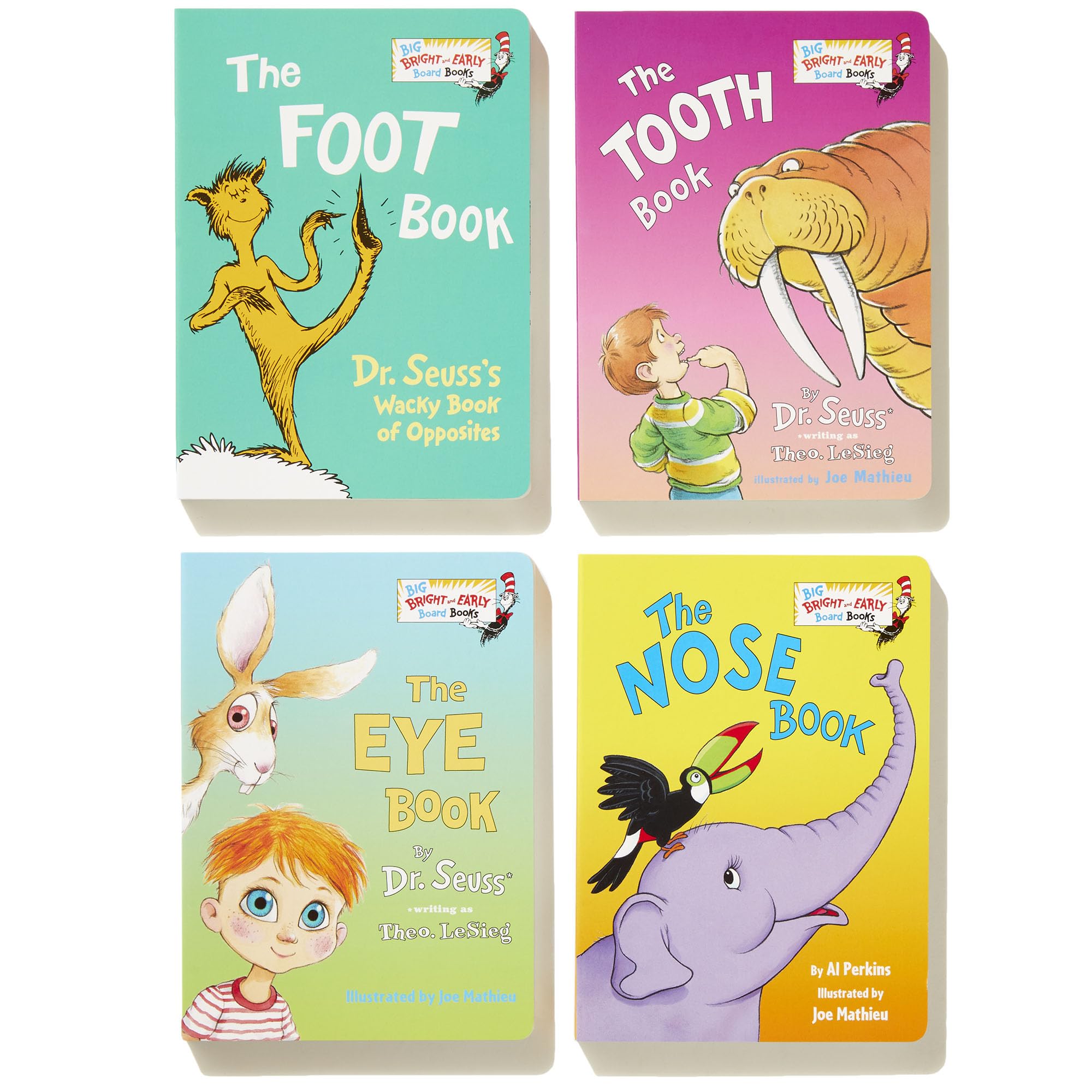The Big Boxed Set of Bright and Early Board Books About Me: The Foot Book; The Eye Book; The Tooth Book; The Nose Book (Big Bright & Early Board Book)