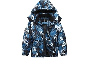 BYLESIN Kid's Waterproof Ski Jacket Warm Winter Coat Boys Snowboarding Jackets Outdoor