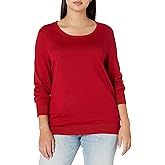 Amazon Essentials Women's Long-Sleeve Lightweight Crewneck Sweater (Available in Plus Size)