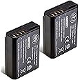 BM Premium 2-Pack of LP-E10 Batteries for Canon EOS Rebel T3, T5, T6, T7, Kiss X50, Kiss X70, EOS 1100D, EOS 1200D, EOS 1300D