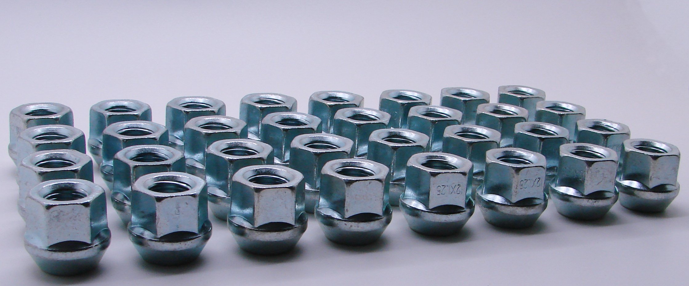 AccuWheel LNA09160Z5O Zinc Finish OpenEnd Bulge Acorn Wheel Lug Nuts