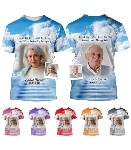 PIKURLUV Custom Memorial Shirt - Personalized with Picture