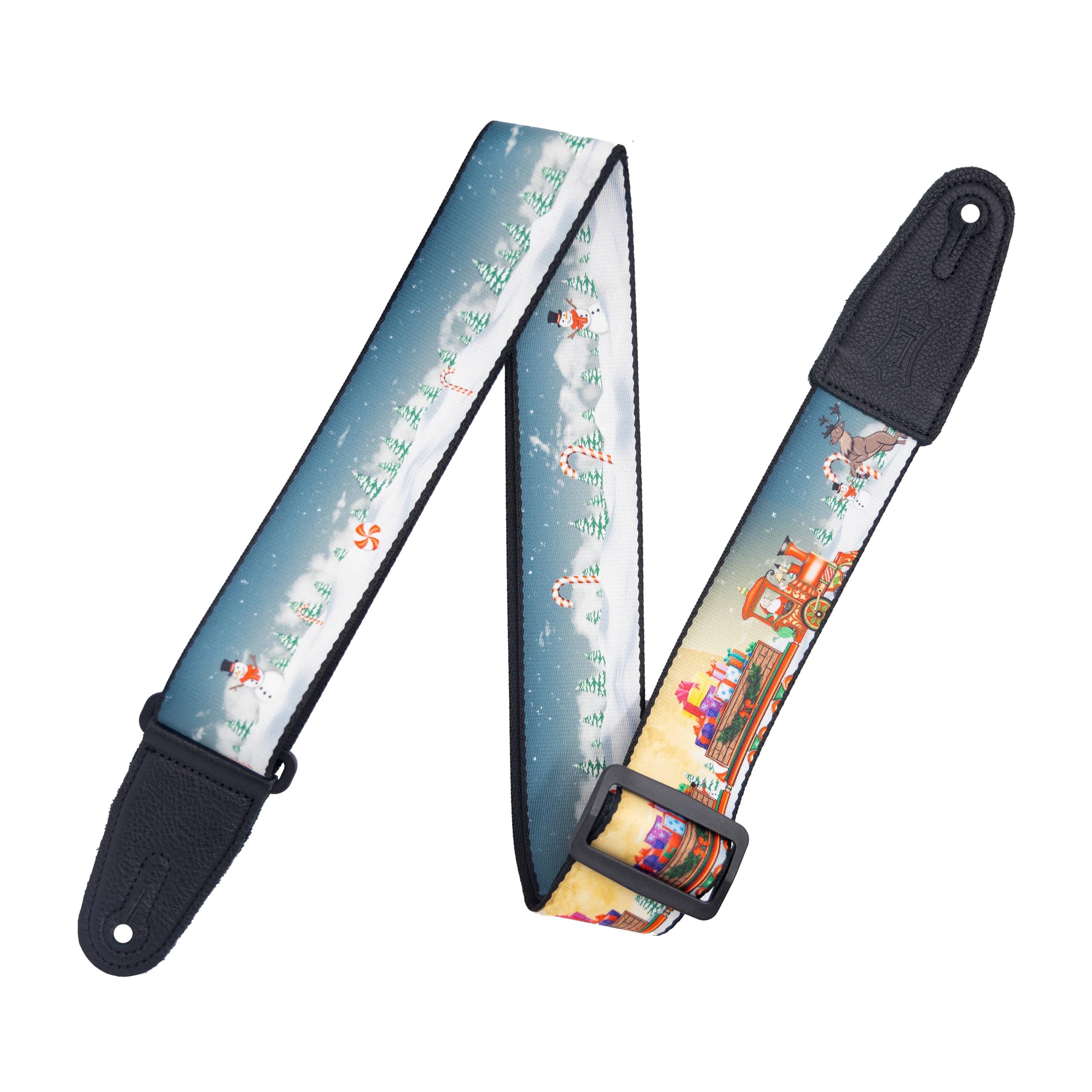 Levy's Mp2c-001 Guitar Strap, Christmas Print, Regular