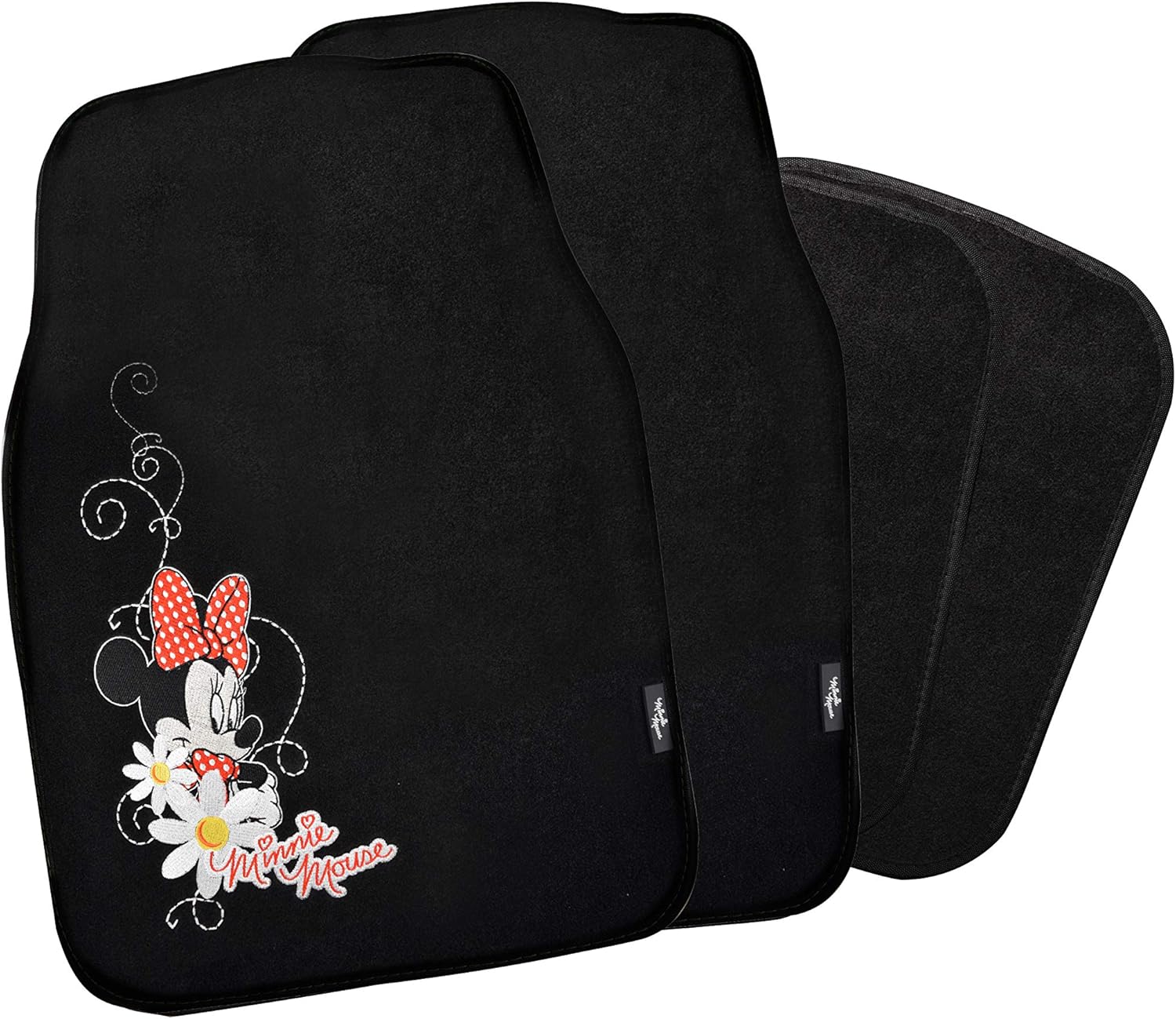 Disney MIINN800 Car Mat Set 4Piece Minnie Mouse Amazon.co.uk Car & Motorbike