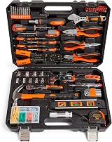 VonHaus 120pc Tool Kit with Carry Case – Hand Tools, Tape Measure, Torch, Hex view 8