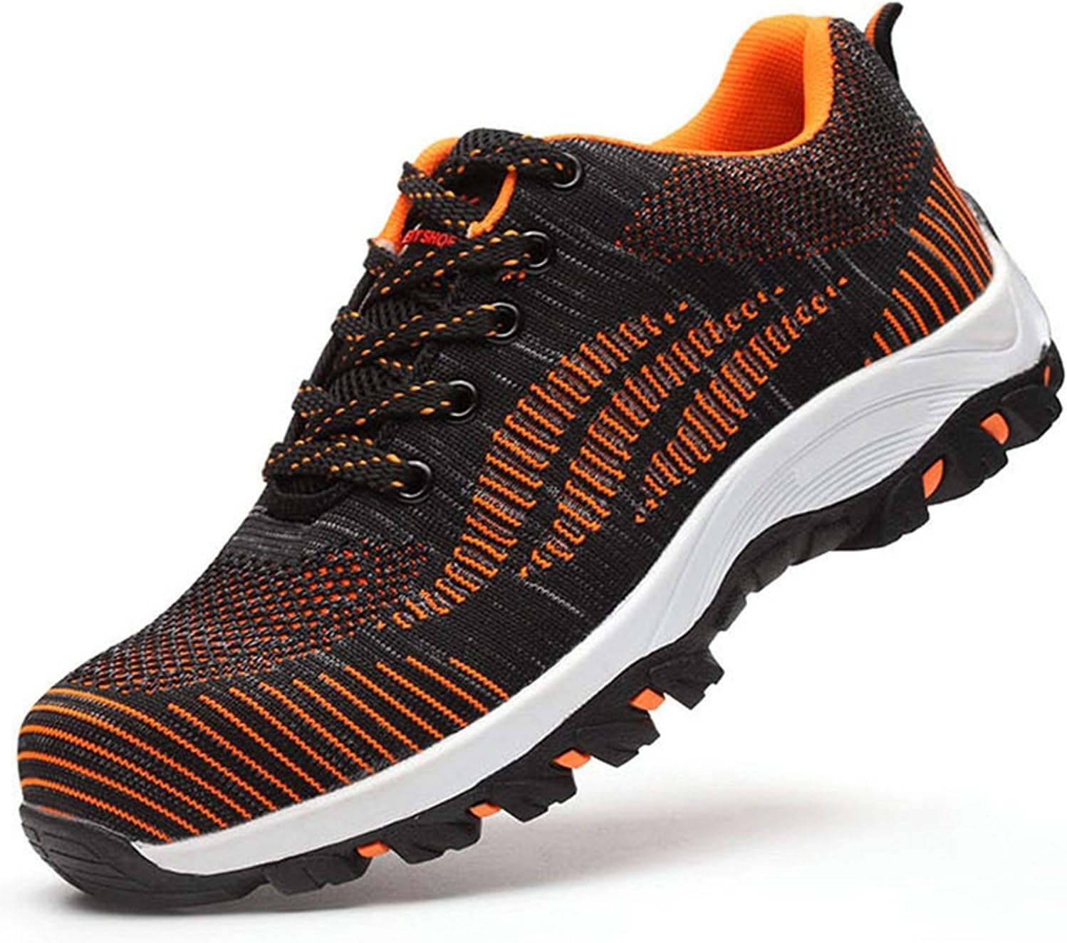 Mens Womens Safety Trainers Shoes Steel Toe Cap Work Shoes Lightweight Hiker Midsole Protection
