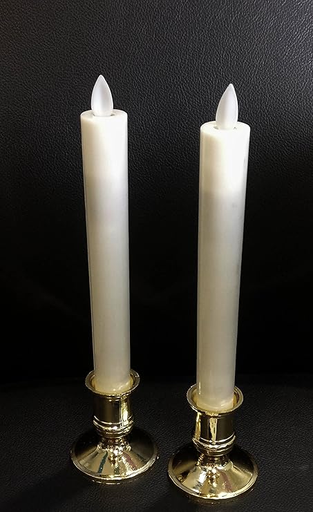 GOYAL Flamelese Flickering LED Electronic Candle With Stand especially for Birthday/ Festival / Anniversary