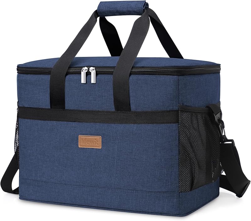 Lifewit Soft Cooler Bag with Hard Liner 20L 30L 40L Dark Blue
