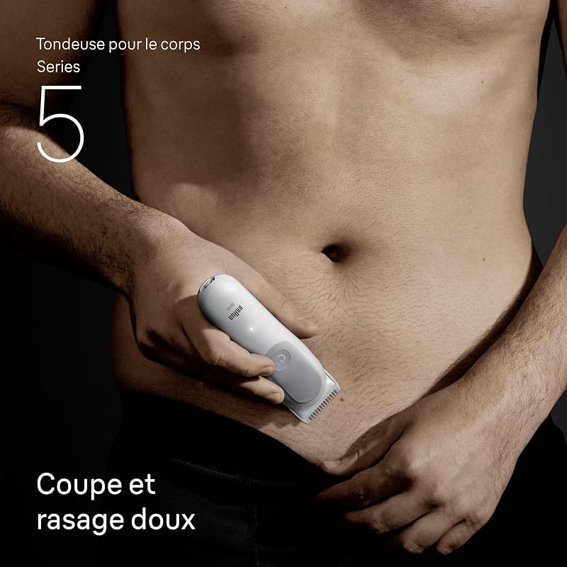 Tondeuse Electrique Homme, pour le Corps, Series 5, BG5555, Grise
