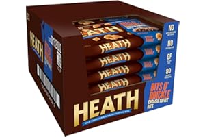 HEATH BITS O' BRICKLE English Toffee Bits Bags, 8 oz (12 Count)