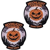 2 Pieces Halloween Iron On Patches - 3.4