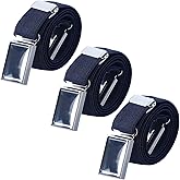 AWAYTR 3 PCS Kids Adjustable Magnetic Belts - Easy to Use Magnetic Buckle Belt for Boys and Girls