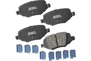 Bendix Premium SBC1754 Ceramic Rear Brake Pads for Select Models Ford Edge, Explorer, Flex, Police Interceptor Utility, Taurus, Lincoln MKS, MKT, MKX