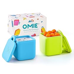 OmieBox (2 pack) Leakproof Dips Containers To