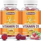 Amazon Com Extra Strength Vitamin D3 5000 Iu 125 Mcg 150 Gummies High Potency Vitamin D Gummies For Adults Vitamin D Helps Support Immune Health Strong Bones And Teeth Muscle Function Health