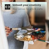 H&S Blank Canvas Board Frame 5pcs 20x20cm Triple Primed Cotton view 4