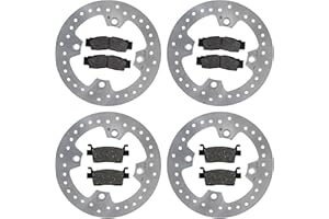 NICHE Front Rear Brake Pad Rotor Kit for Kawasaki Teryx KRX KRX4 1000 eS KRF1000 KRT1000 41080-0712 43082-0196 43082-0197