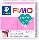STAEDTLER FIMO Effect Neon Fuchsia 57g Oven-Hardening Modelling Clay