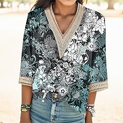 Cheifay Tank Tops Women 3/4 Sleeve Shirts for Women