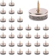 SIMALA Chair Leg Floor Protectors 24mm Dia 5mm Thick 32 Pack Felt Pads view 1