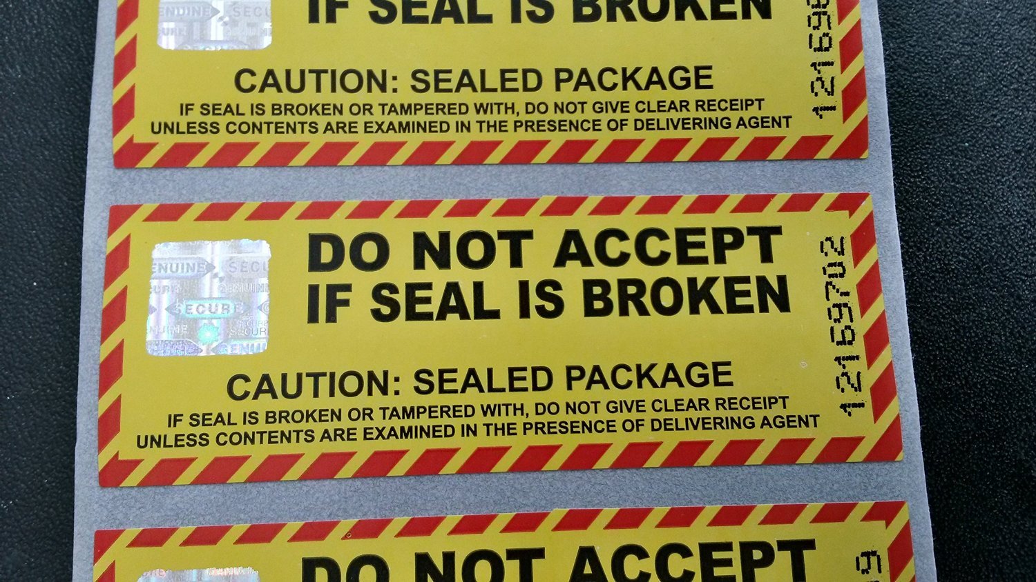 Postal Parcel Retail Security Seals Labels StickersUltra