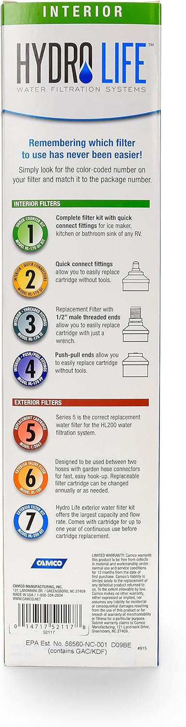 Hydro Life 52117 Hl 170 Tf Replacement Filter Amazon Co Uk Kitchen Home