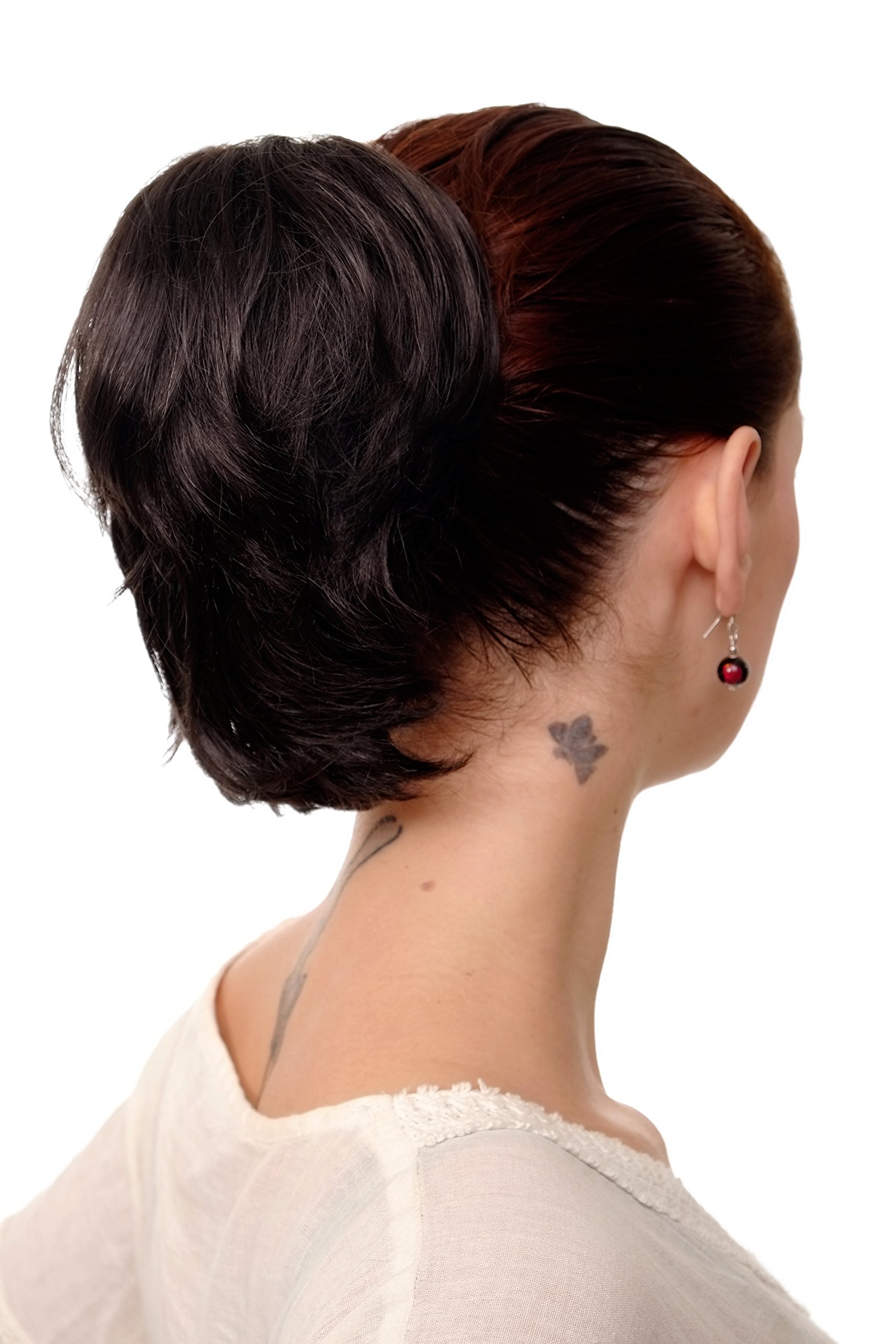 WIG ME UP - T6545-3 Ponytail Hairpiece extension short wild look dark brown 10inch