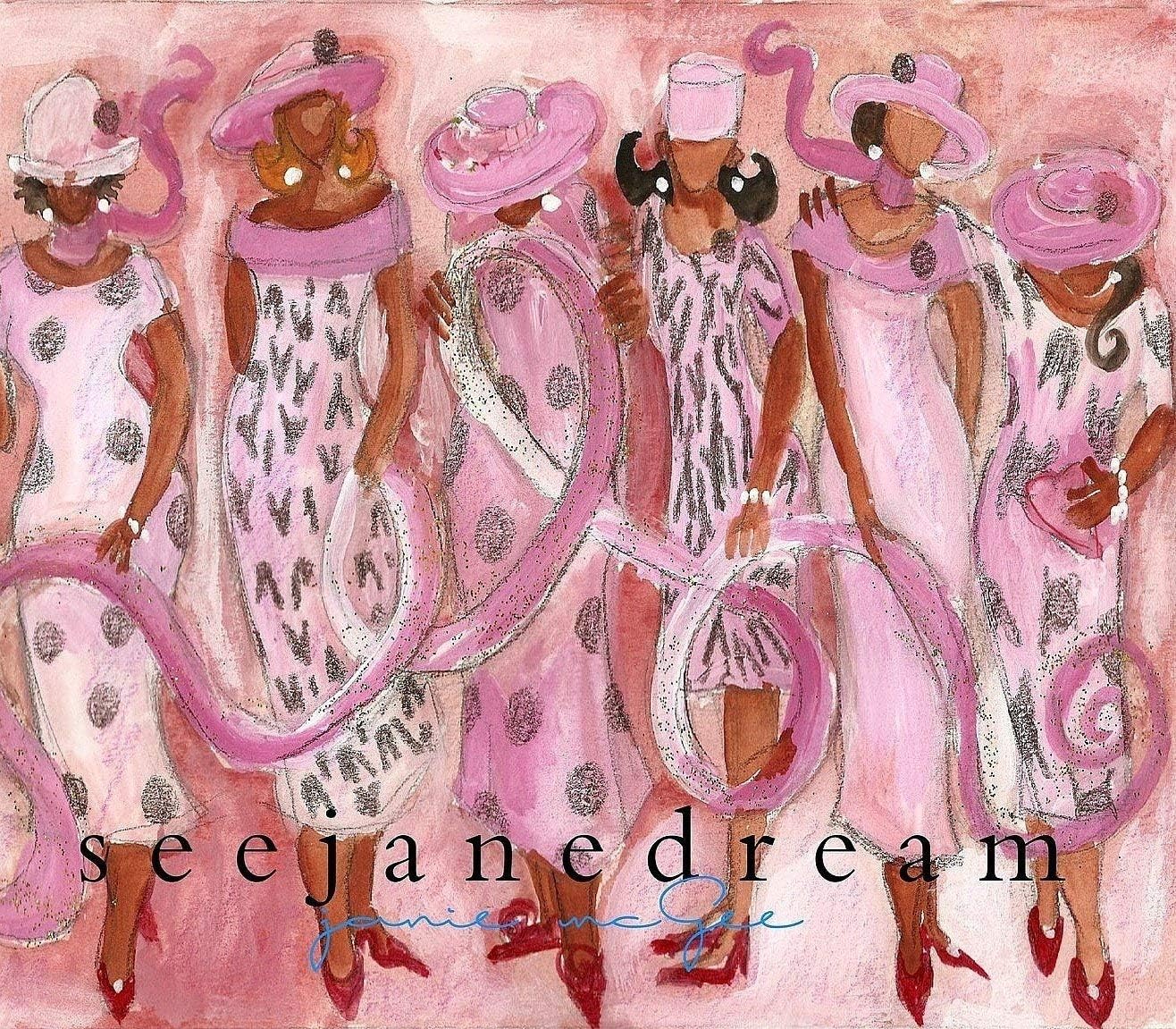 Pink Diva Styling Greeting Cards